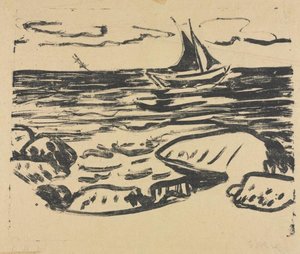 The Sea Near Staberhuk — Ernst Ludwig Kirchner