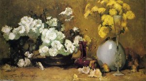 Chrysanthemums — Soren Emil Carlsen