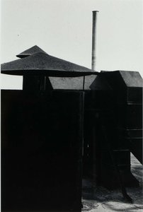 Untitled (roof Top View Vents And Smokestacks) — Burk Uzzle, Contemporary Realism