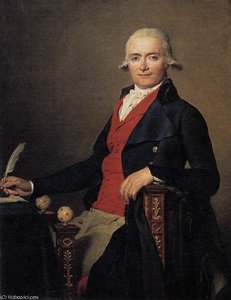 Portrait Of Gaspar Mayer — Jacques-louis David, Neoclassical Style