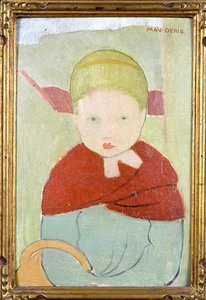 Portrait D'enfant Au Panier — Denis Maurice