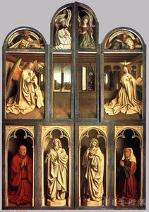 Das Ghent Altarpiece (flügel Geschlossen) — Jan Van Eyck