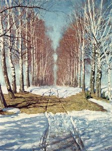 Avenue Of Birch Trees — Igor Emmanuilovich Grabar