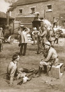 Germans Forcing A French Farmer — Frank Dadd
