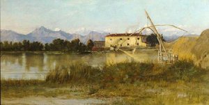 Etruscan Scene The Carrara Mountains, Italy