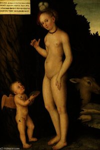 Venus And Cupid, The Honey Thief — Lucas Cranach The Elder