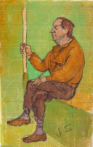 (seated Man) — Joseph Solman