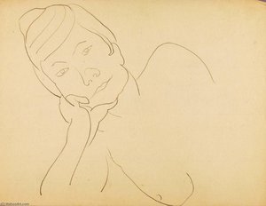 (head Of Odalisque) — Marguerite Zorach