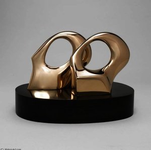 Maquette For Double Oval — Henry Moore