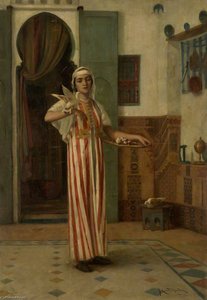 Woman with Pigeon, Tangiers