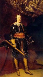 Felipe Iv, Armado Con Un León A Los Pies — Diego Velázquez