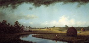 Newburyport Marches: Approaching Storm — Martin Johnson Heade