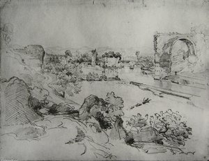 Pons Augustus Bei Narni — Ernst Fries