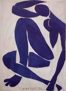 Nu Bleu Iv Gouache Découpée Nice , Musée Matisse — Henri Matisse, Fauvism