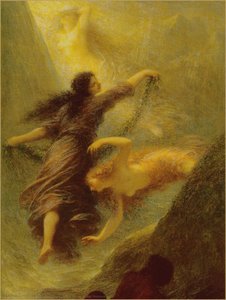 The Three Rhine Maidens — Henri Fantin-latour, Symbolism