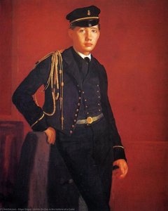 Achille De Gas In The Uniform Of A Cadet — Edgar Degas
