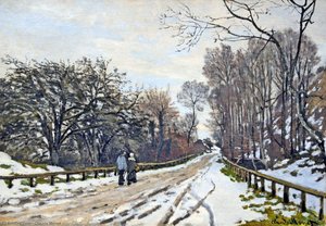 The Road To The Farm Of Saint-simeon — Claude Monet, Impressionism