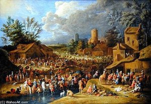Soldiers Looting A Village