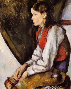Der Junge Im Roten Gilet — Paul Cézanne