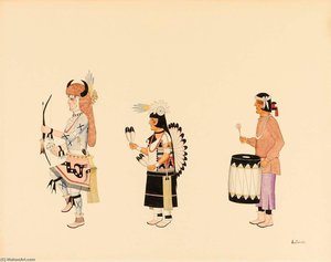 Buffalo Dance — Awa Tsireh