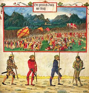 Emperor Maximilian Triumphal Scene The Swiss War — Albrecht Altdorfer, German Renaissance