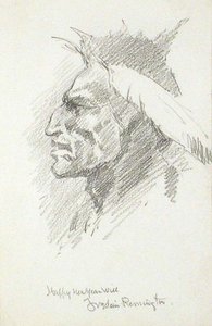 Indian Head 1 — Frederic Remington