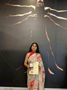 Sangeeta With Il Magnifico Award — Sangeeta Panwar