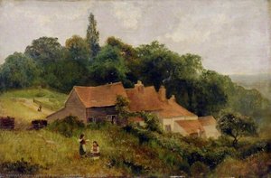 Landscape with Cottages