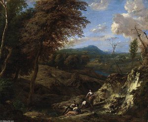 Wooded Hilly Landscape