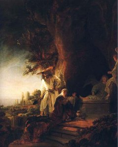 Apariencia A María Magdalena, Londres Hhqc — Rembrandt Van Rijn, Dutch Golden Age