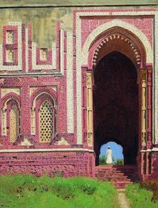 Gate Near The Qutub Minar. Old Delhi — Vasily Vasilevich Vereshchagin