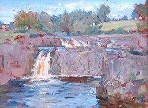 Above Winch Bridge, Durham — Reginald Grenville Eves