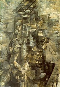 Hombre Con Guitarra — Georges Braque