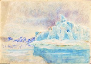 Iceberg, Head Of Bowdoin Bay, July 1892 Greenland — Frank Wilbert Stokes