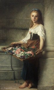 The Flowerseller — Adolphe Jourdan