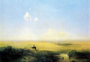 The Steppe In Daytime — Alexei Kondratyevich Savrasov