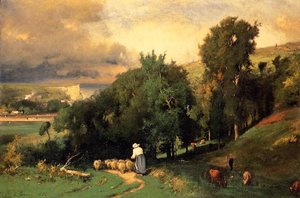 Hillside At Etretet — George Innes