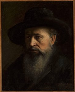 Portrait Of A Rabbi — Maurycy Gottlieb