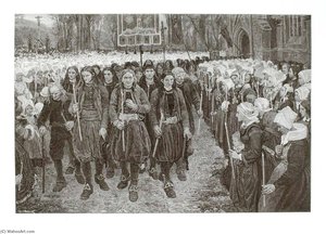 A Religious Procession In Brittany — Henry Wolf