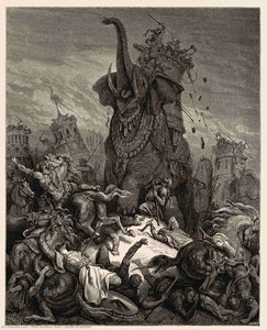 Death Of Eleazer — Paul Gustave Doré, Romanticism