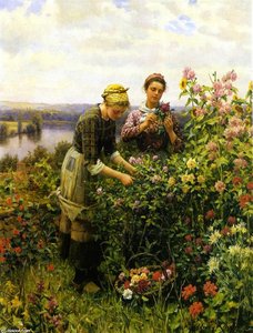 Flower Girls — Daniel Ridgway Knight