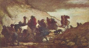 The Refugees — Honoré Daumier