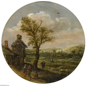 Summer Landscape With An Old Tree — Jan Josefsz Van Goyen