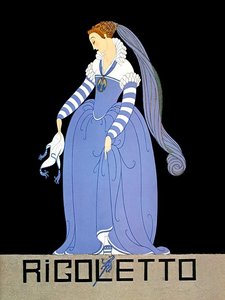 Ganna Walska In Rigoletto — Erté