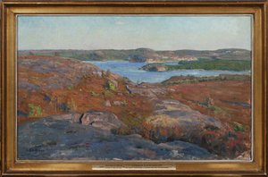 Landscape. Fjärås, Halland — Heinrich Hermanns