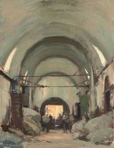In The Covered Wool Market, Istanbul — Edward Seago