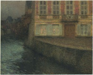 House By The Quentin Canal — Henri Le Sidaner
