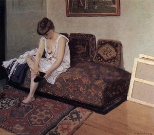 The Black Stocking — Félix Vallotton