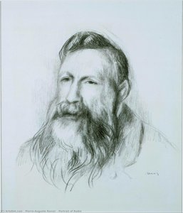 Portrait Of Rodin — Pierre-auguste Renoir, Impressionist Portrait