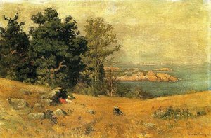 Berrying At The Seashore — John Joseph Enneking